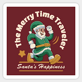 Cheerful Santa Christmas Sticker